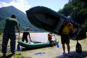 Школа водного туризма в Грузии